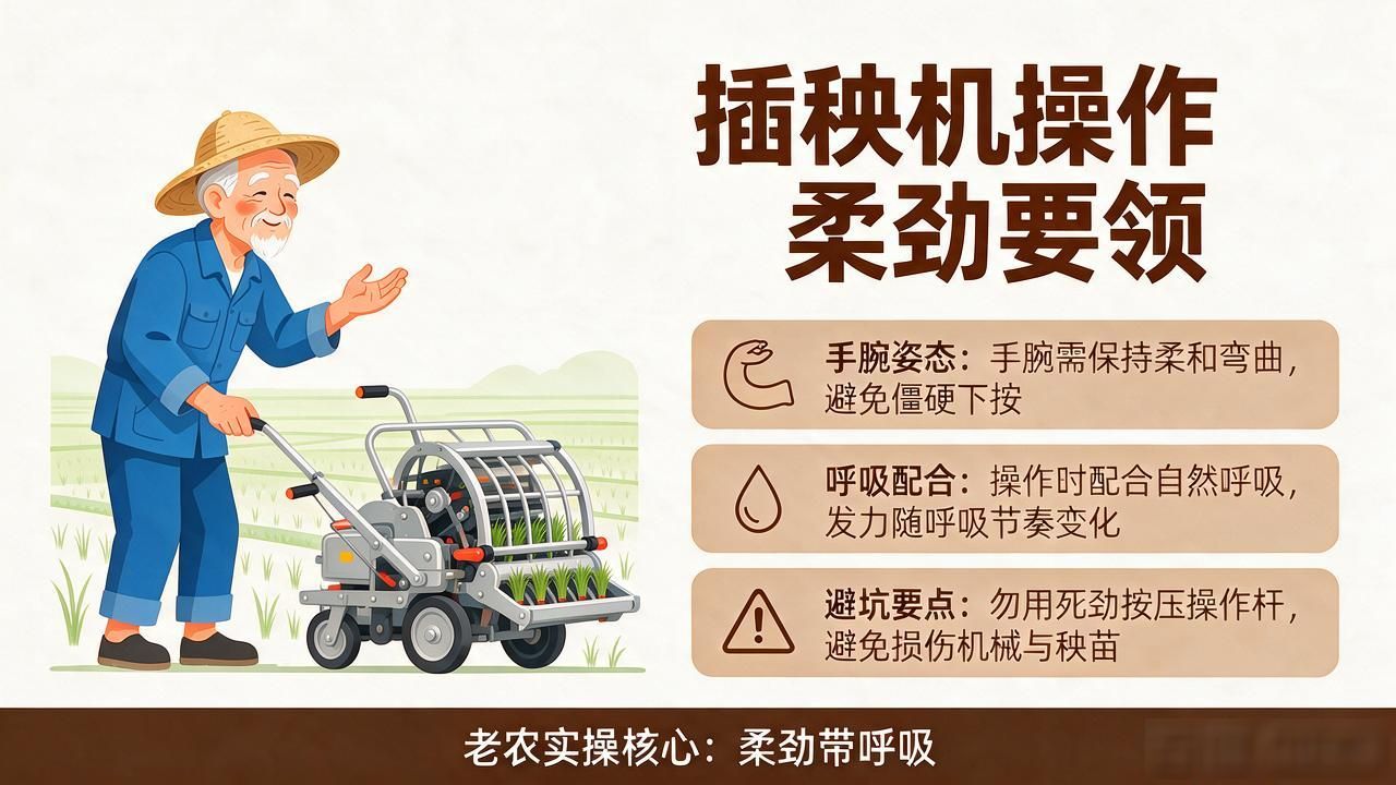 找了一周才明白！日本老农揭秘插秧机真实动作要领，附避坑指南